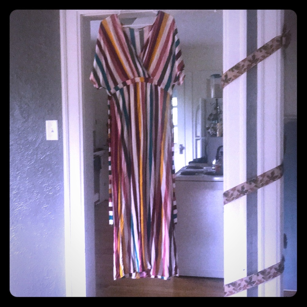 Striped Maxi dress